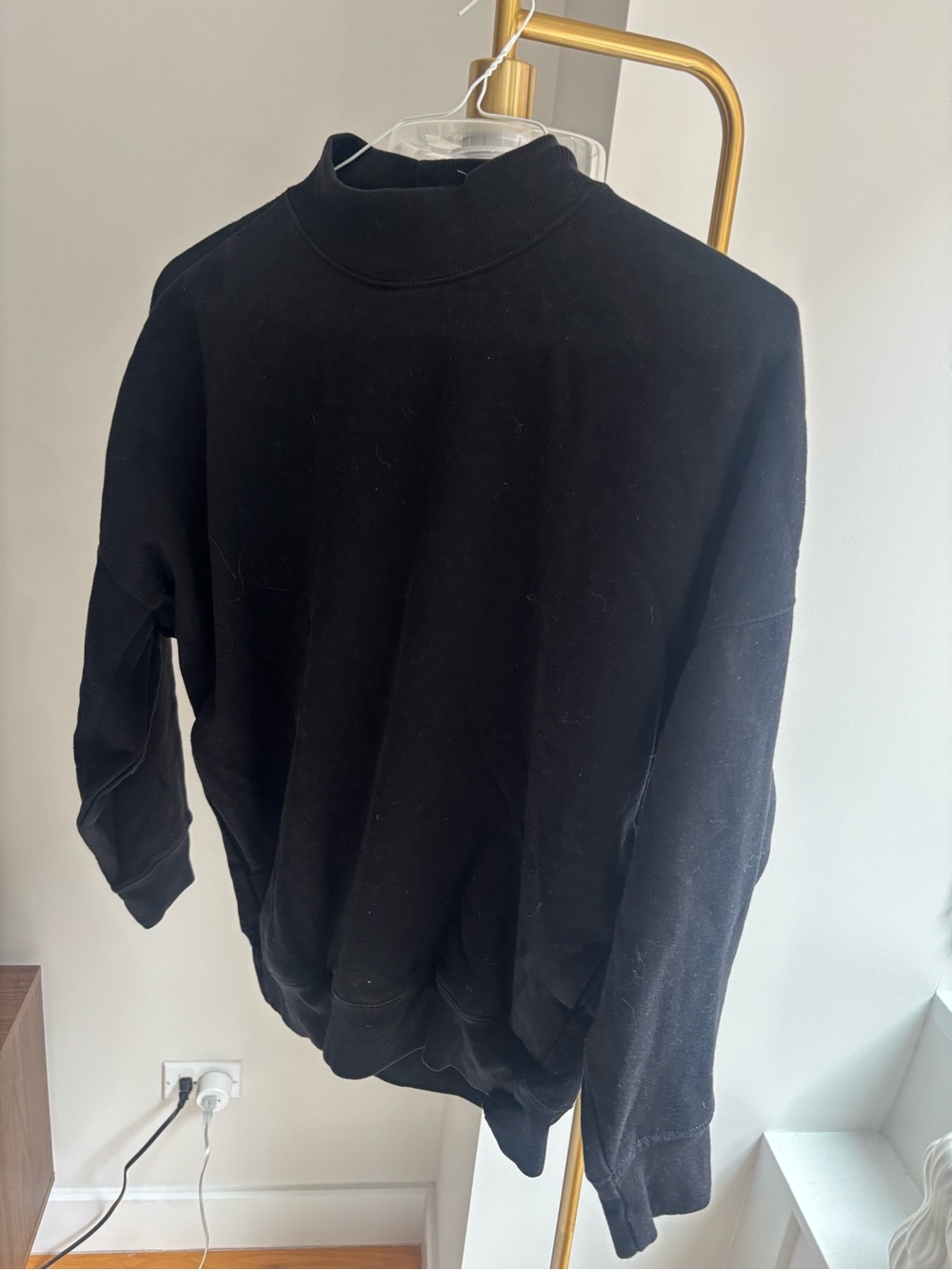 Women’s Black Mock Neck Sweater